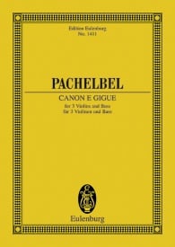 Pachelbel: Canon e Gigue (Study Score) published by Eulenburg